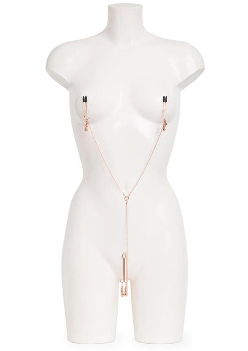 Load image 1 in gallery view. Fifty Shades Freed All Sensation Nipple and Clitoral Chain - Purple