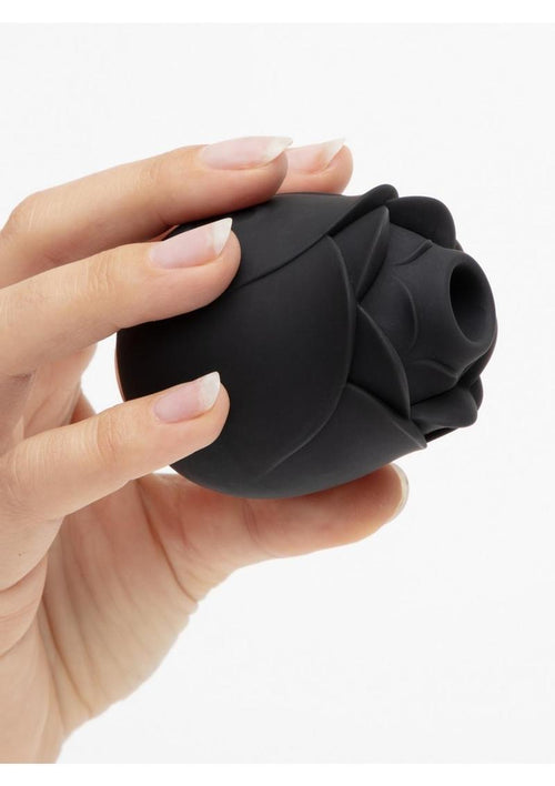 Load image 1 in gallery view. Fifty Shades Of Grey Black Rose Rechargeable Silicone Clitoral Stimulator Fifty Shades of Grey