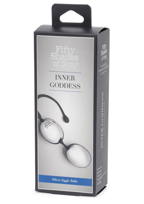 Load image 1 in gallery view. Fifty Shades Of Grey Inner Goddess Silver Jiggle Balls - Silver