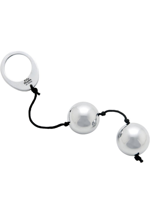 Load image 1 in gallery view. Fifty Shades Of Grey Inner Goddess Silver Pleasure Balls - Metal/Silver