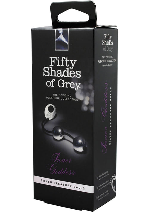 Load image 1 in gallery view. Fifty Shades Of Grey Inner Goddess Silver Pleasure Balls - Metal/Silver