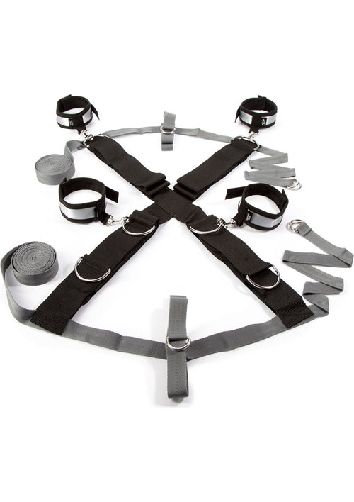 Load image 1 in gallery view. Fifty Shades Of Grey Keep Still Over The Bed Cross Restraint - Silver