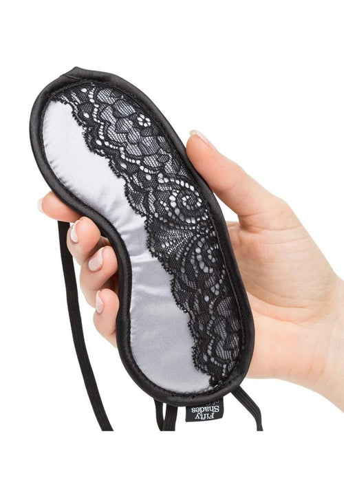 Load image 1 in gallery view. Fifty Shades Of Grey Play Nice Satin and Lace Blindfold Fifty Shades of Grey