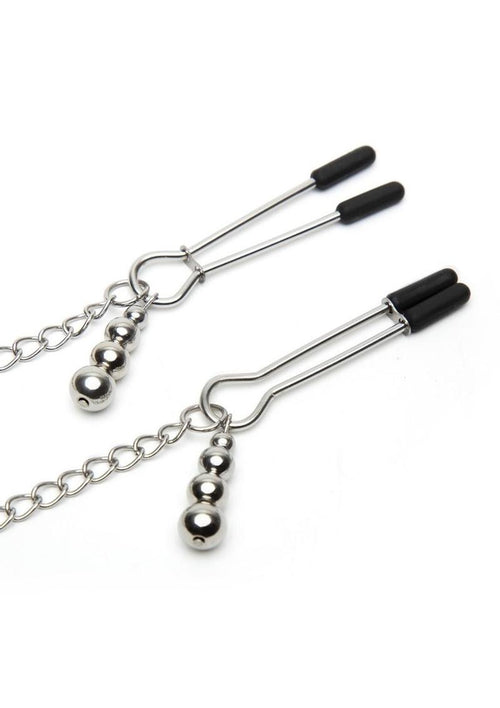 Load image 1 in gallery view. Fifty Shades Of Grey Play Nice Satin and Lace Collar Andamp; Nipple Clamps Fifty Shades of Grey