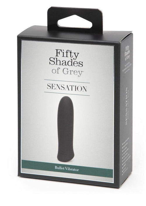 Load image 1 in gallery view. Fifty Shades Of Grey Sensation Rechargeable Silicone Bullet Vibrator - Black