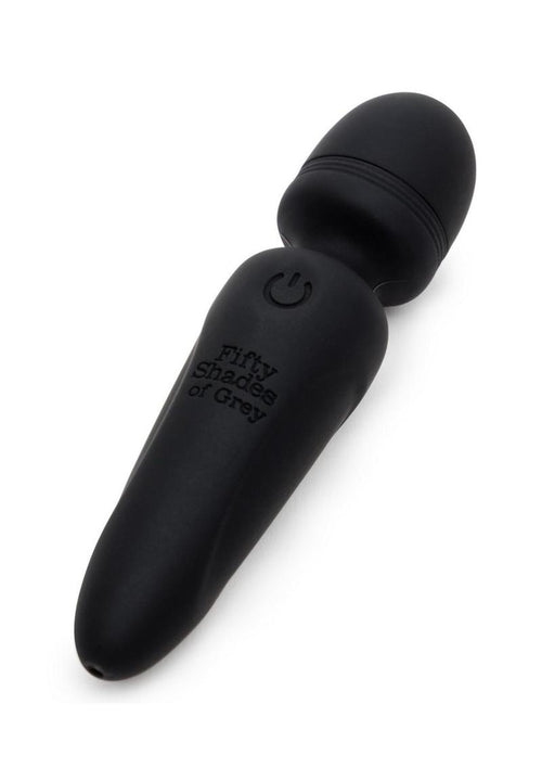 Load image 1 in gallery view. Fifty Shades Of Grey Sensation Rechargeable Silicone Mini Wand Vibrator Fifty Shades of Grey
