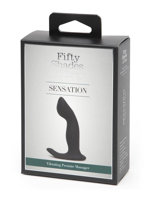 Load image 1 in gallery view. Fifty Shades Of Grey Sensation Rechargeable Silicone P-Spot Vibrator - Black