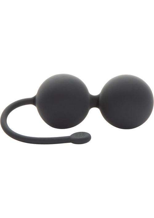 Load image 1 in gallery view. Fifty Shades Of Grey Tighten and Tense Silicone Jiggle Balls - Black