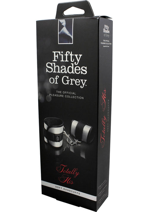 Load image 1 in gallery view. Fifty Shades Of Grey Totally His Soft Handcuffs - Silver
