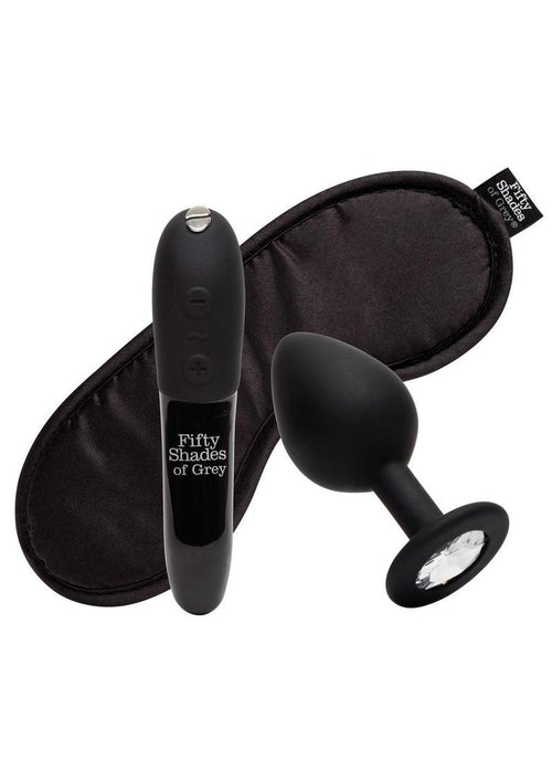 Load image 1 in gallery view. Fifty Shades Of Grey X We-Vibe Come to Bed Rechargeable Silicone Couples Kit - Black