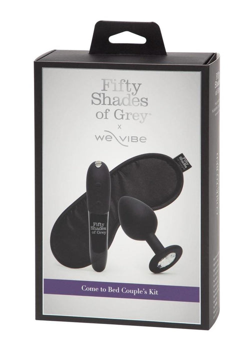 Load image 1 in gallery view. Fifty Shades Of Grey X We-Vibe Come to Bed Rechargeable Silicone Couples Kit - Black