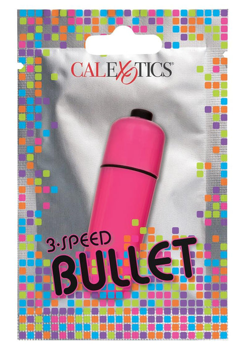 Load image 1 in gallery view. Foil Pack 3-Speed Bullet Vibrator - Pink