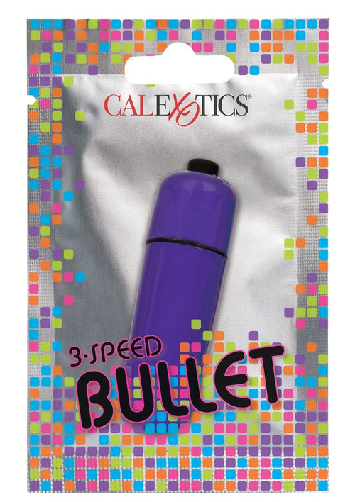 Load image 1 in gallery view. Foil Pack 3-Speed Bullet Vibrator - Purple