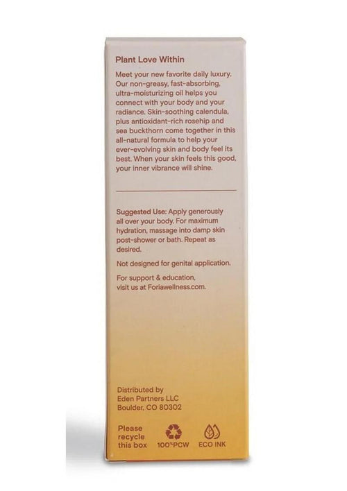 Load image 1 in gallery view. Foria Everyday Body Oil with Organic Botanicals Foria