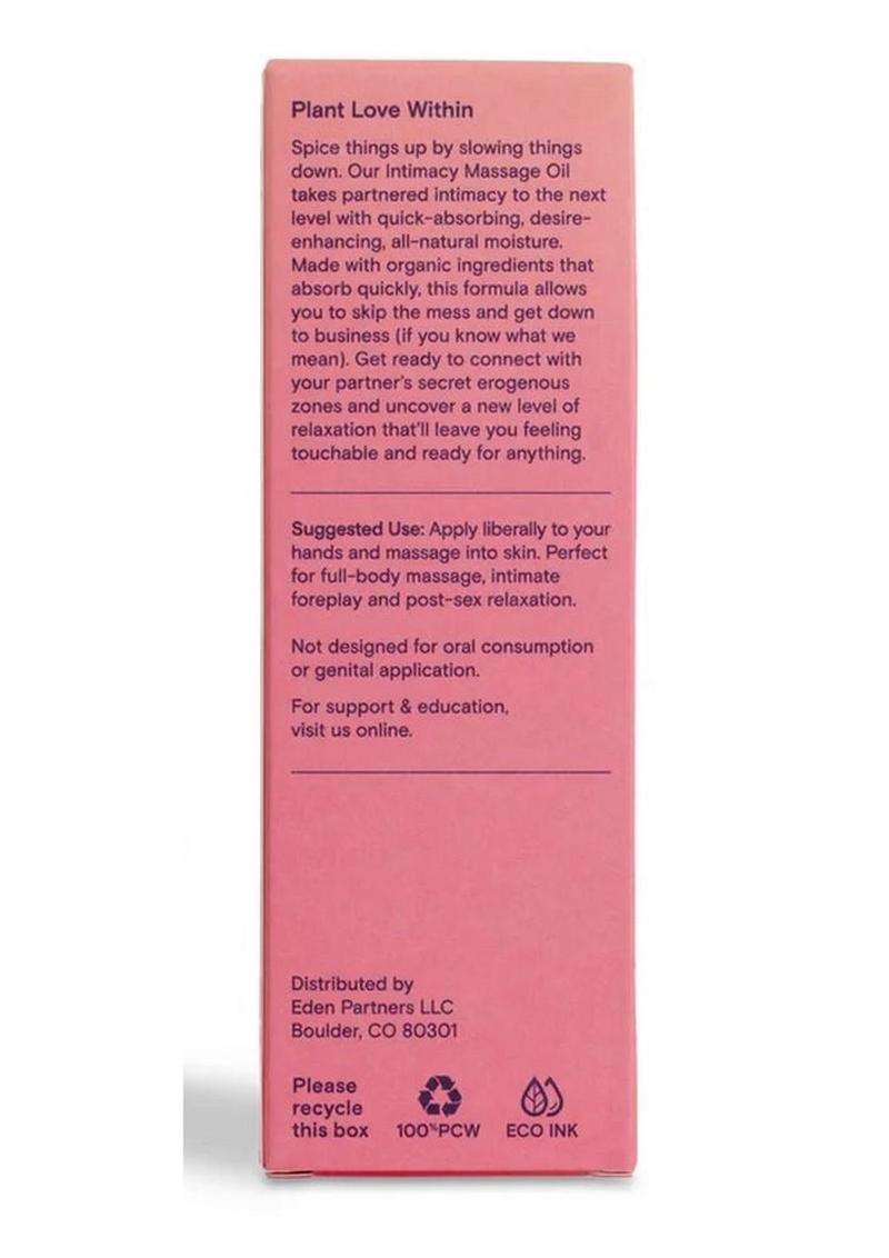 Foria Massage Oil with Organic Botanicals Foria
