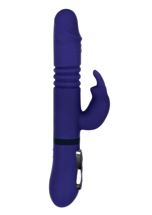Load image 1 in gallery view. Gender X All In One Rechargeable Silicone Rabbit Vibrator - Purple