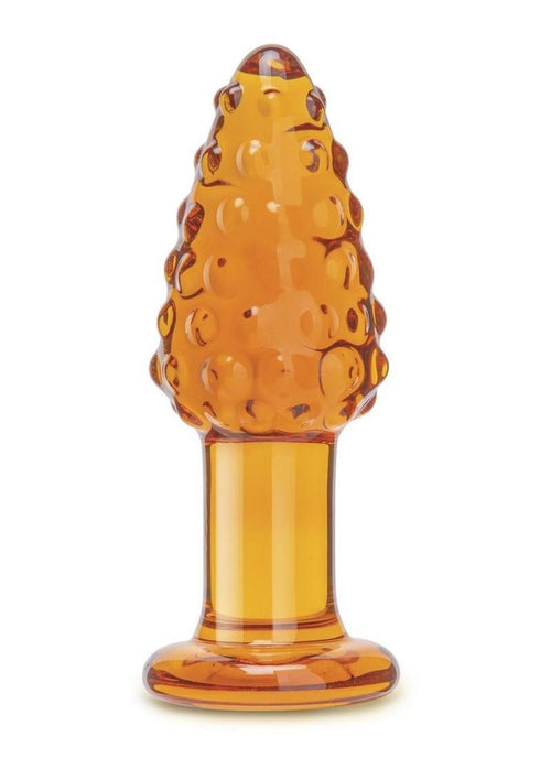 Load image 1 in gallery view. Glas Cornstar 4 Glass Butt Plug - Orange