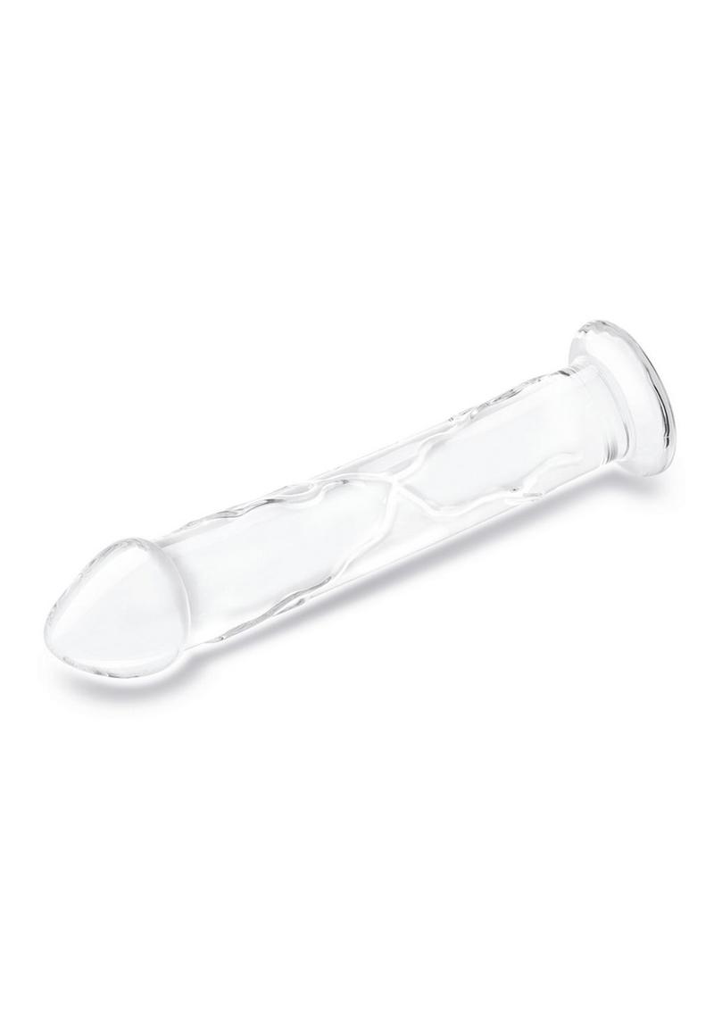 Glas Realistic Glass Dildo – 6 Inch Veined Design Glas