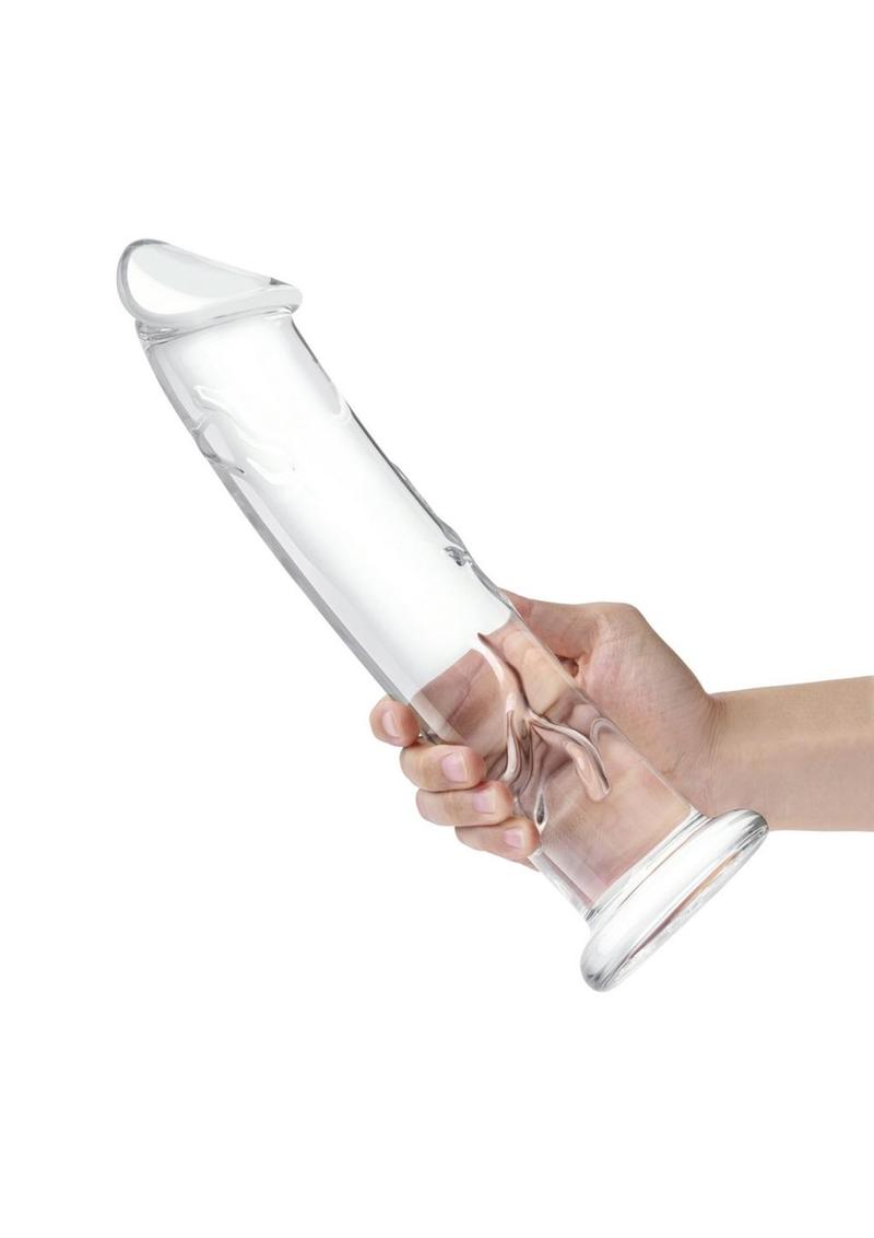 Glas Realistic Glass Dildo – 6 Inch Veined Design Glas