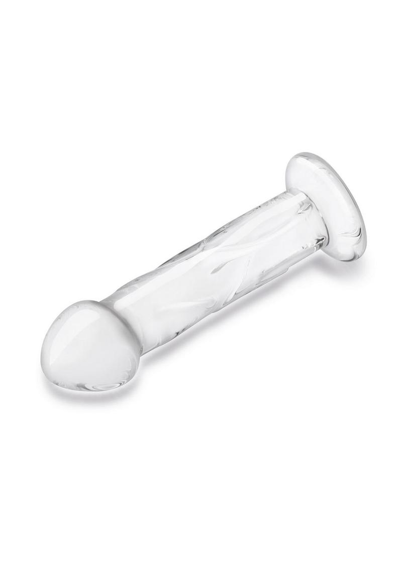 Glas Realistic Glass Dildo – 6 Inch Veined Design Glas