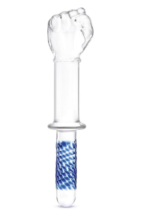 Load image 1 in gallery view. Glas Fist Double Ended Glass with Handle Grip - Clear - 11in