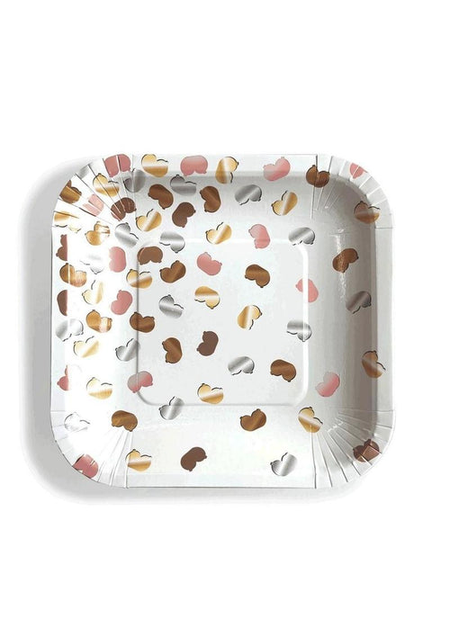 Load image 1 in gallery view. Glitterati Boobie Party Plates - Multicolor - 8 Per Pack