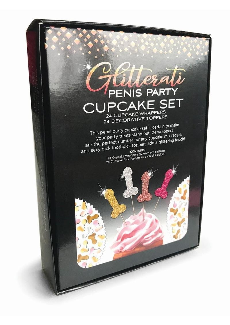 Glitterati Penis Party Cupcake Candyprints Party