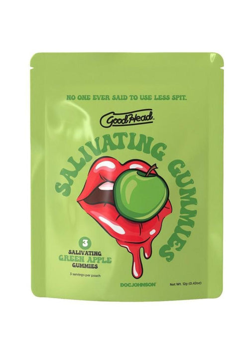 Load image 1 in gallery view. Goodhead Salivating Gummies (3pcs Per Pouch - Green Apple - Bulk