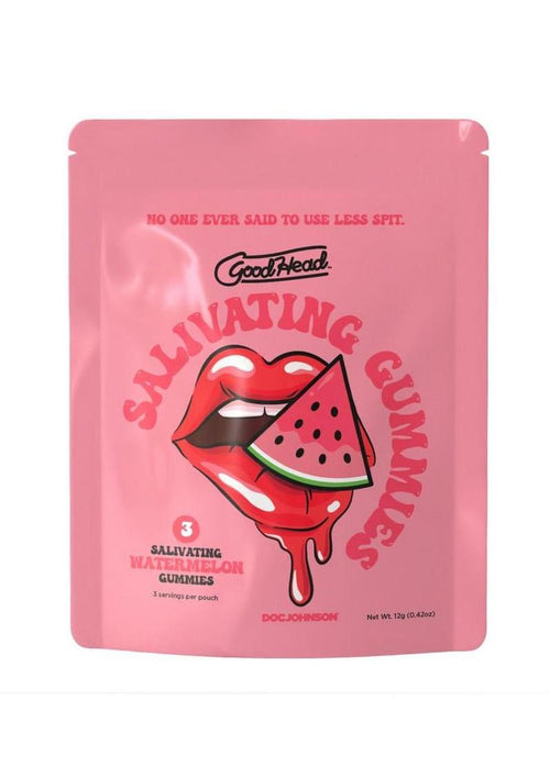 Load image 1 in gallery view. Goodhead Salivating Gummies (3pcs Per Pouch) - Watermelon - Bulk