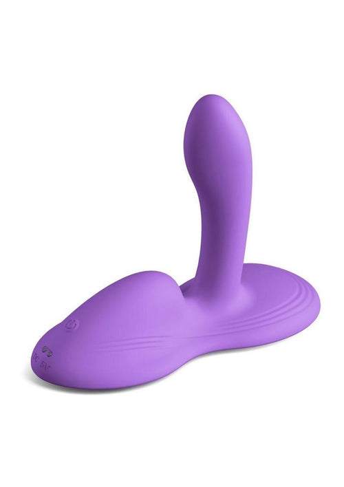 Load image 1 in gallery view. Grinders Paramour App Controlled Rechargeable Silicone Vibrating Dual Motor Pad - Purple
