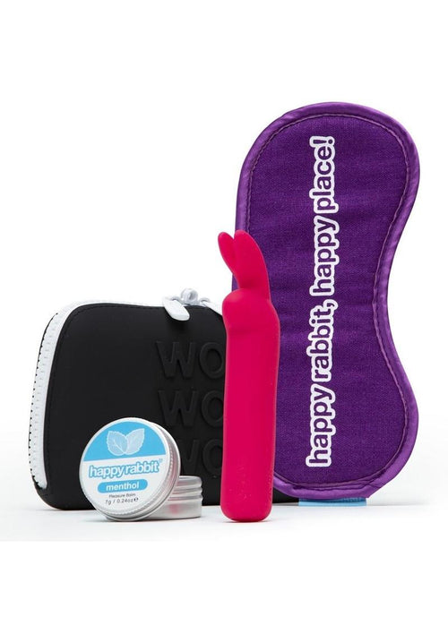 Load image 1 in gallery view. Happy Rabbit Clitoral Rechargeable Silicone Pleasure Kit - Purple - 4 Piece
