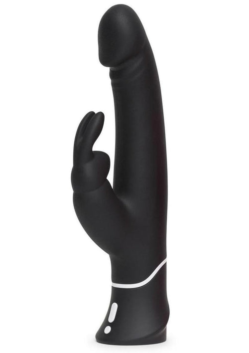 Load image 1 in gallery view. Happy Rabbit Realistic Silicone Rabbit Vibrator - Black