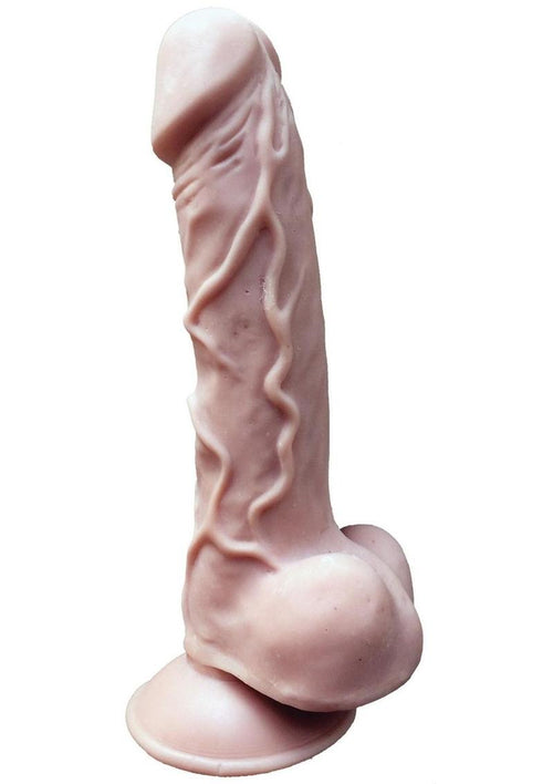 Load image 1 in gallery view. Hard Drive Skinsations Realistic Silicone Dildo - Vanilla - 8in