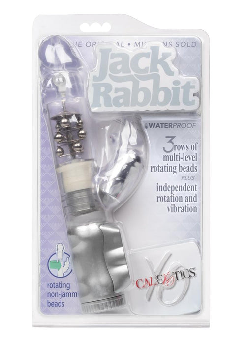 Load image 1 in gallery view. Jack Rabbit Beaded Rabbit Vibrator - Clear