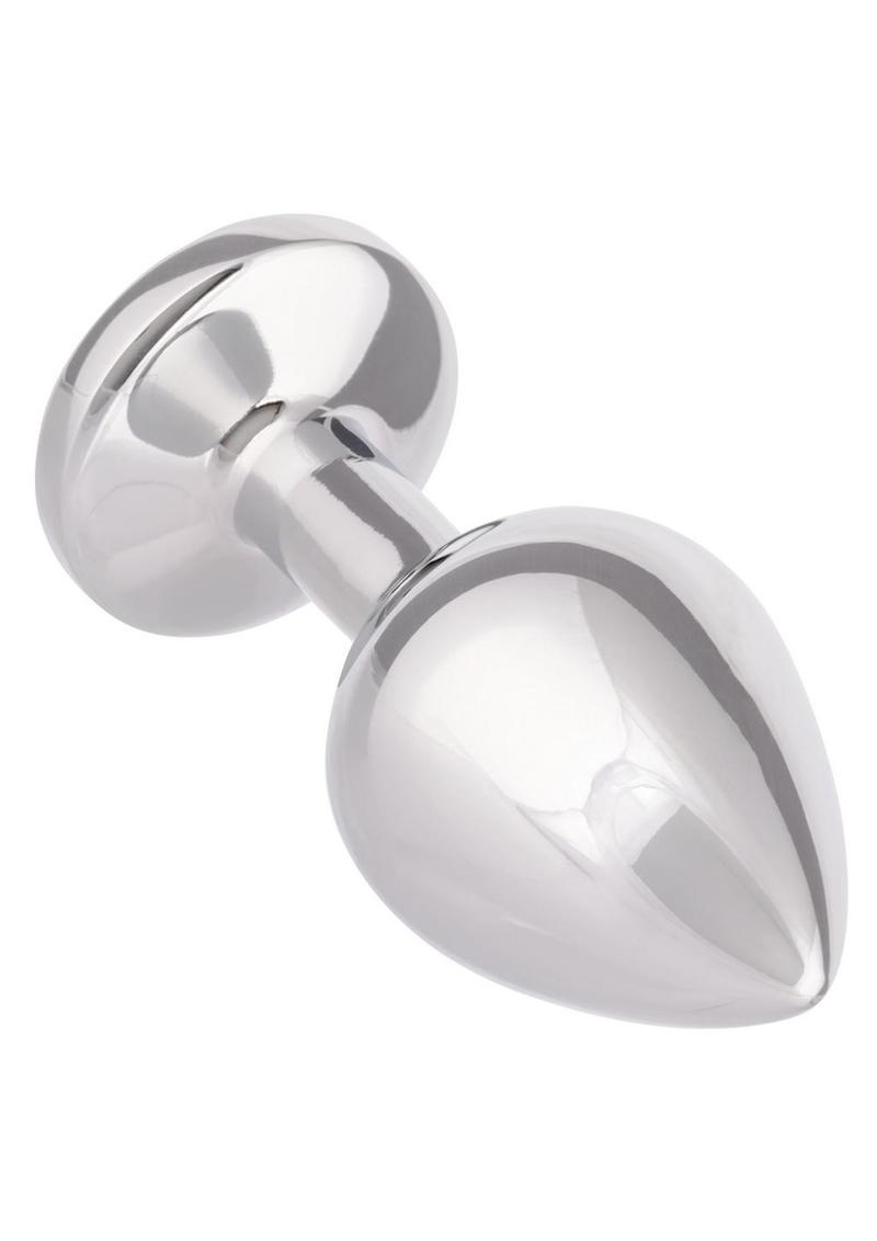 Jewel Amethyst Aluminum Anal Plug Jewel