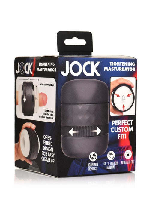 Load image 1 in gallery view. Jock Tightening Masturbator - Black/Clear