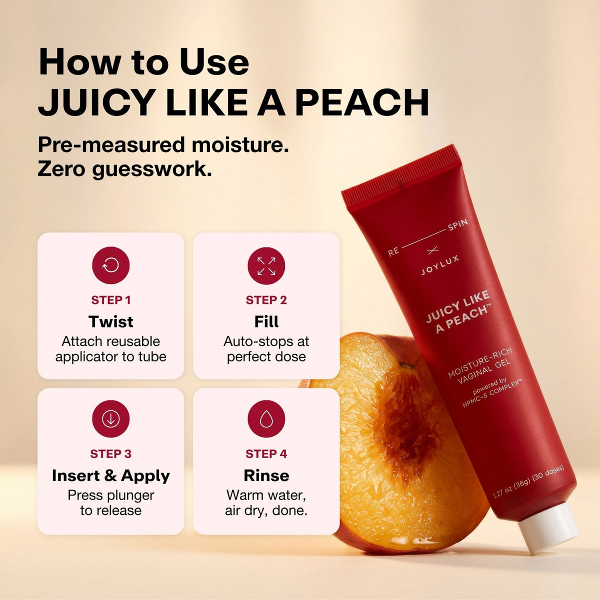 JUICY LIKE A PEACH®