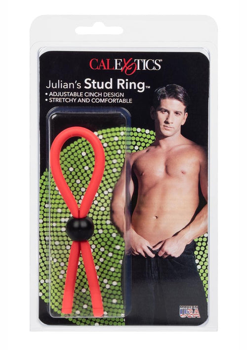 Load image 1 in gallery view. Julians Stud Ring Lasso Cock Ring - Assorted Colors/Multicolor