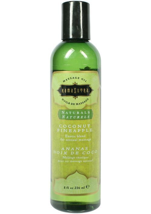 Load image 1 in gallery view. Kama Sutra Naturals Massage Oil Coconut Pineapple - 8oz