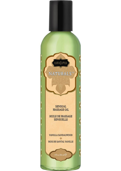 Load image 1 in gallery view. Kama Sutra Naturals Massage Oil Vanilla Sandalwood - 8oz