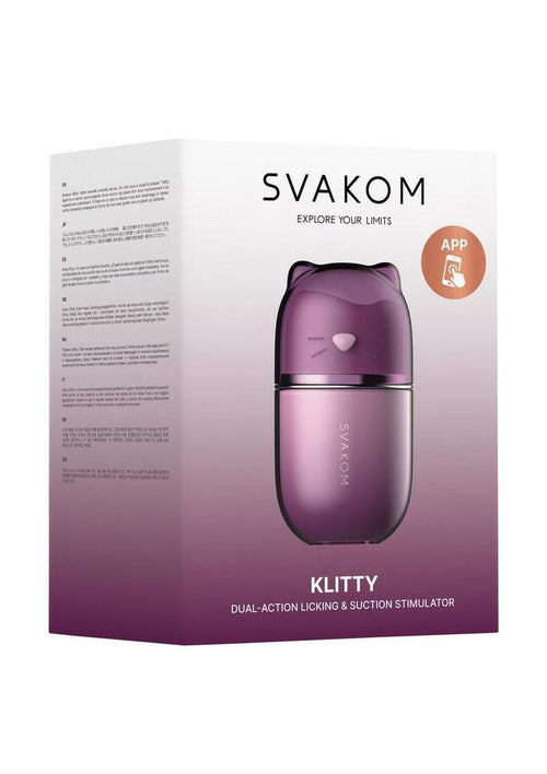 Load image 1 in gallery view. Klitty Silicone Rechargeable Clitoral Stimulator - Lavender