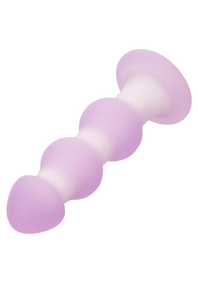 Lavender Haze Beaded Probe Silicone Rechargeable Anal Plug Lavender Haze