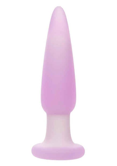 Load image 1 in gallery view. Lavender Haze Slender Probe Silicone Rechargeable Anal Plug - Purple/White
