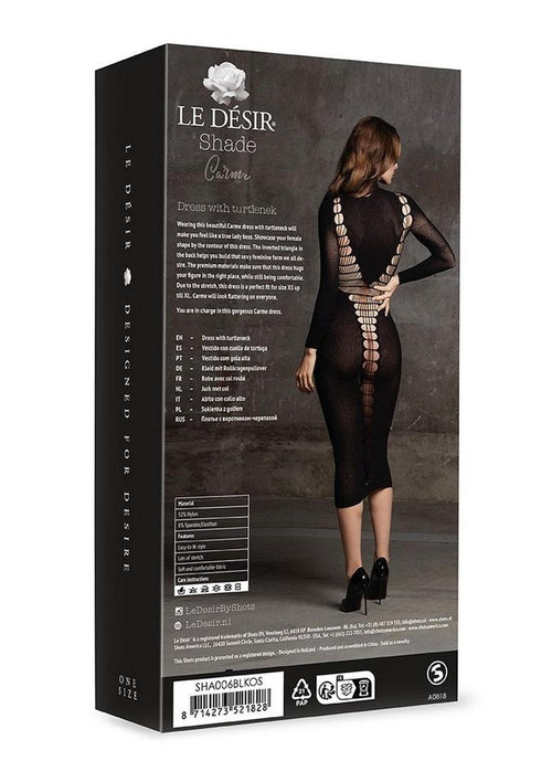 Load image 1 in gallery view. Le Desir Shade Carme Xi Dress with Turtleneck Le Desir