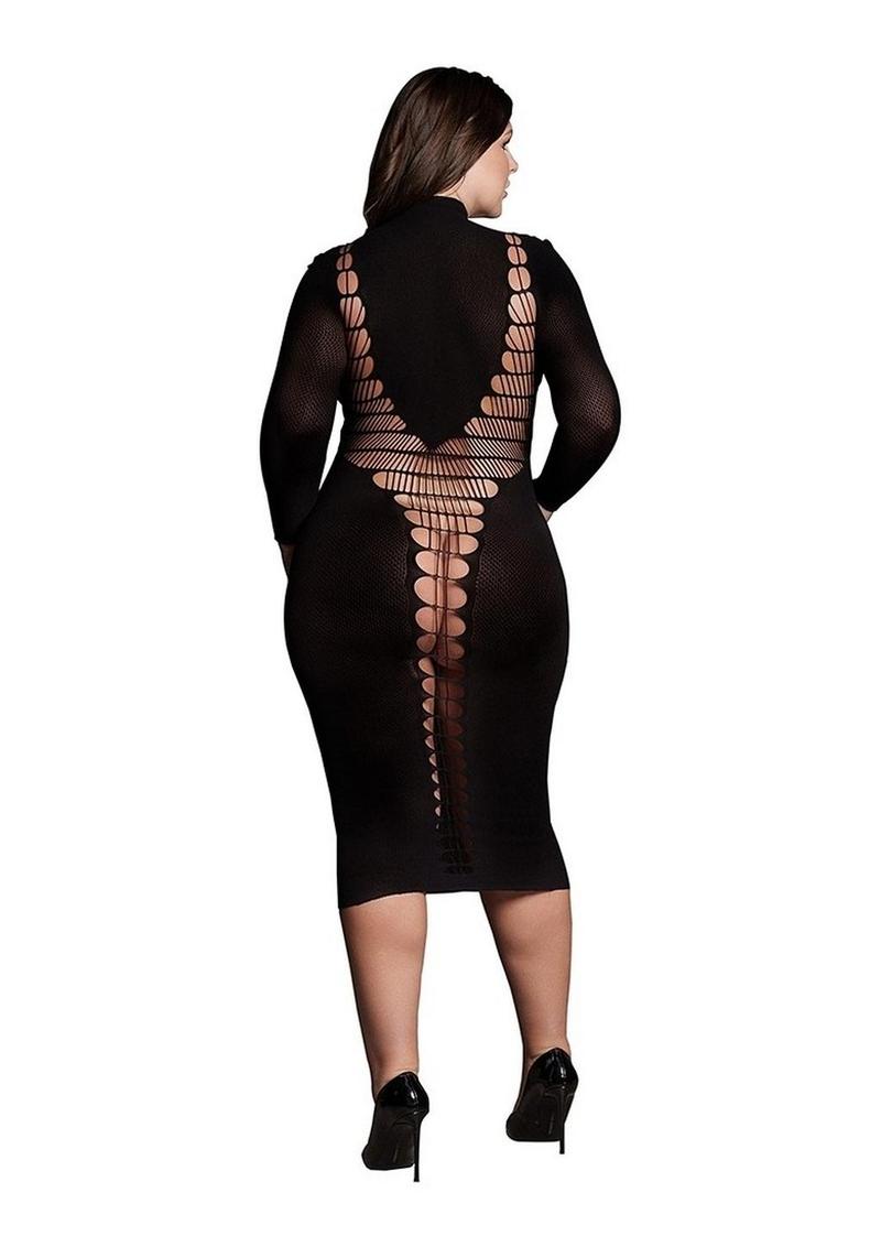 Le Desir Shade Carme Xi Dress with Turtleneck Le Desir