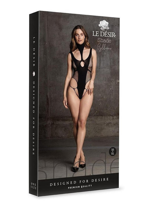 Load image 1 in gallery view. Le Desir Shade Cyllene Xlviii Body with Turtleneck - Black - One Size