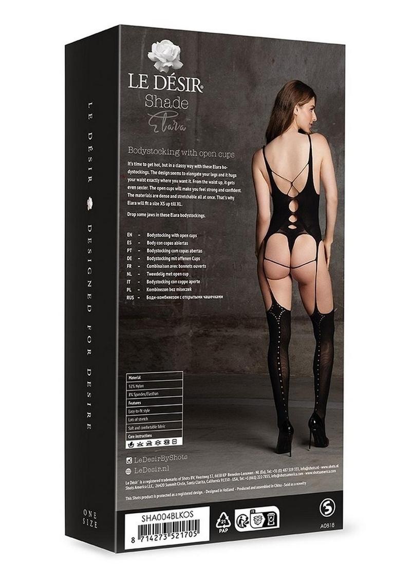 Le Desir Shade Elara Vii Bodystocking with Open Cups Le Desir