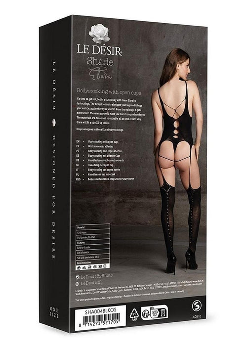 Load image 1 in gallery view. Le Desir Shade Elara Vii Bodystocking with Open Cups Le Desir