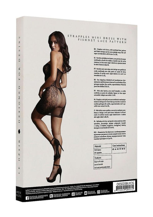 Load image 1 in gallery view. Le Desir Strapless Mini Dress Le Desir