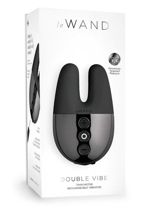 Load image 1 in gallery view. Le Wand Double Vibe Rechargeable Silicone Rabbit Vibrator - Black